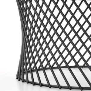 Kohvilaud MINORIA, hall marmor - must