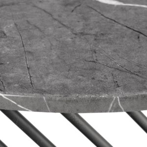 Kohvilaud MINORIA, hall marmor - must