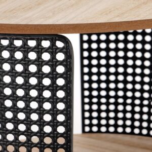 Kohvilaud TRAFON, naturaalne / must