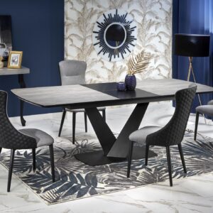 Pikendatav söögilaud VINSTON, tumehall