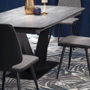 Pikendatav söögilaud VINSTON, tumehall