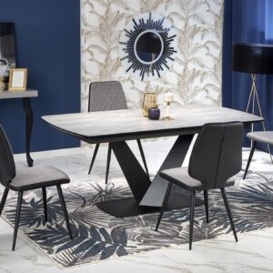 Pikendatav söögilaud VINSTON, tumehall