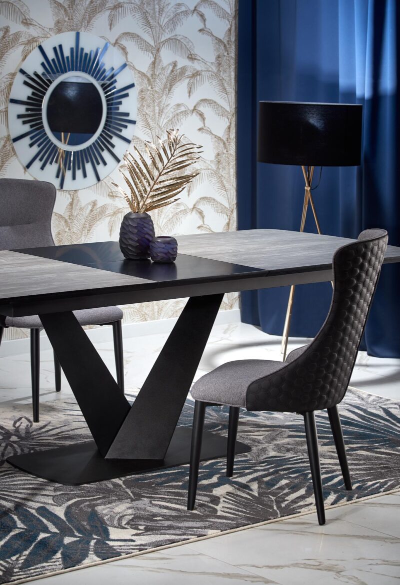 Pikendatav söögilaud VINSTON, tumehall