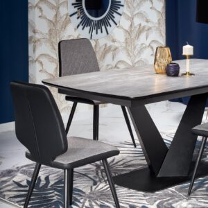 Pikendatav söögilaud VINSTON, tumehall