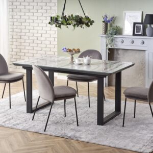 2010001184829_13 Pikendatav Söögilaud MARLON, valge marmor