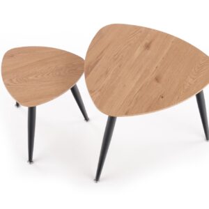 2010001184836_14 Kohvilaua komplekt NIRONA 2, kuldne tamm / must