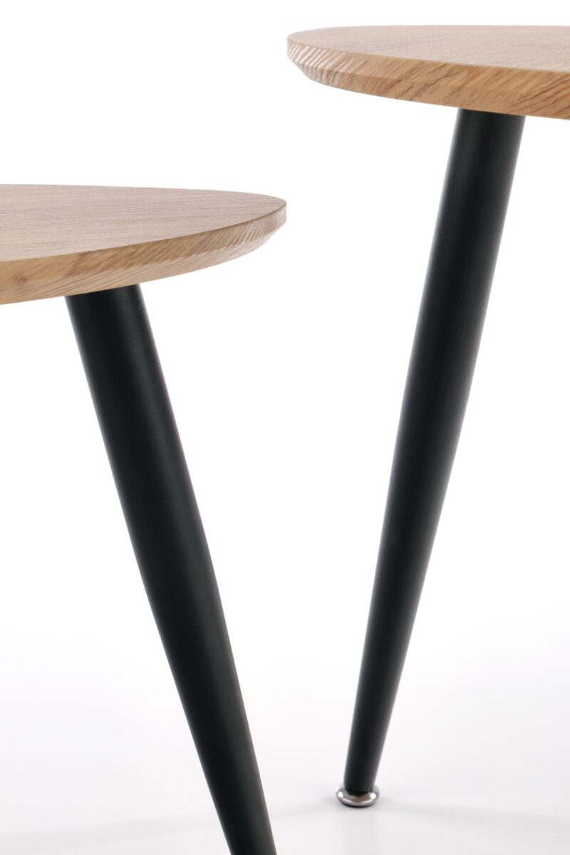 2010001184836_8 Kohvilaua komplekt NIRONA 2, kuldne tamm / must