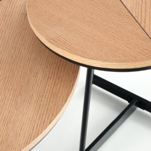 Kohvilaud COLUMBUS, tamm / must