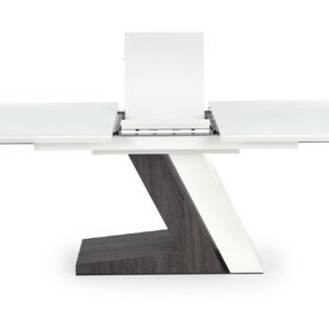 Pikendatav Söögilaud MORLON, värv: valge / tumehall