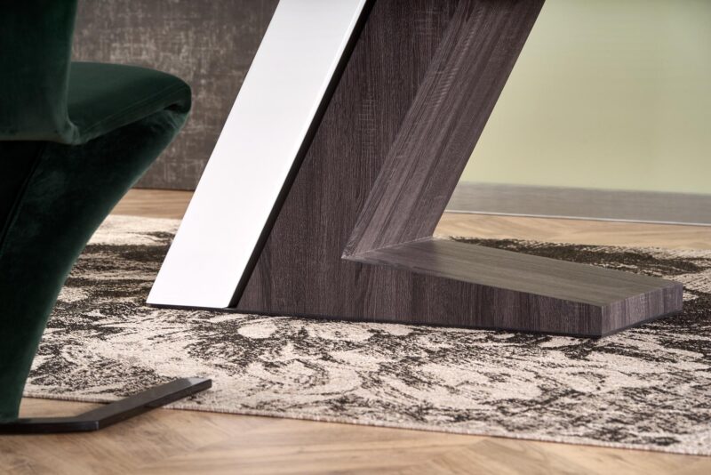 Pikendatav Söögilaud MORLON, värv: valge / tumehall