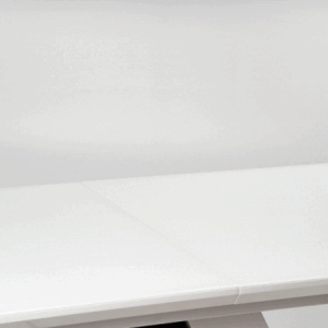 Pikendatav Söögilaud MORLON, värv: valge / tumehall