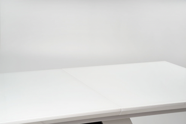 Pikendatav Söögilaud MORLON, värv: valge / tumehall