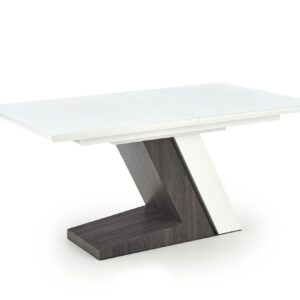 Pikendatav Söögilaud MORLON, värv: valge / tumehall