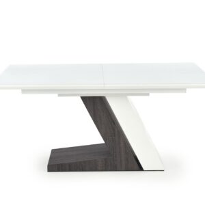 Pikendatav Söögilaud MORLON, värv: valge / tumehall