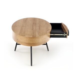 Kohvilaud CALARIA  tamm / must