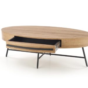 Kohvilaud CALARIA  tamm / must