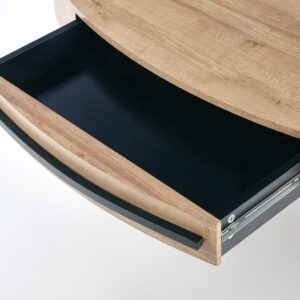 Kohvilaud CALARIA  tamm / must