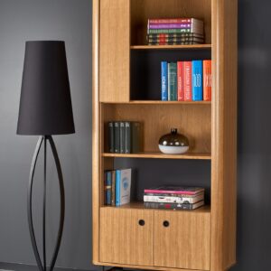 Riiul SMARTA, naturaalne tamm/must