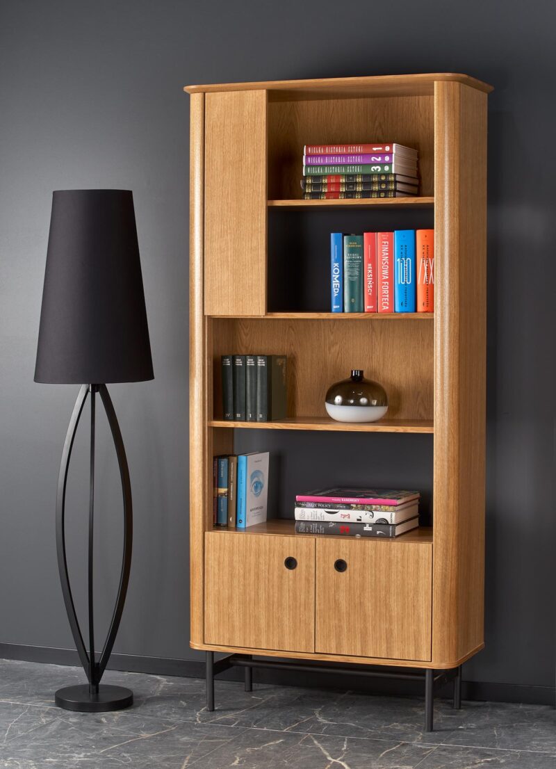 Riiul SMARTA, naturaalne tamm/must