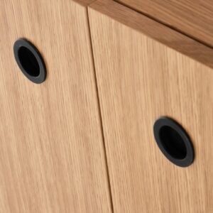 Riiul SMARTA, naturaalne tamm/must