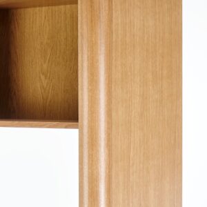 Riiul SMARTA, naturaalne tamm/must