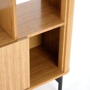 Riiul SMARTA, naturaalne tamm / must