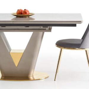 2010001188223_19 Söögilaud VALTOR, hall / kuld