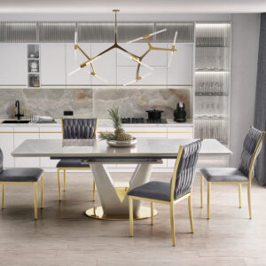 2010001188223_2 Söögilaud VALTOR, hall / kuld