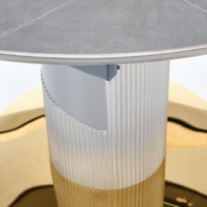 Söögilaud MUSVIN, hallmikristallist