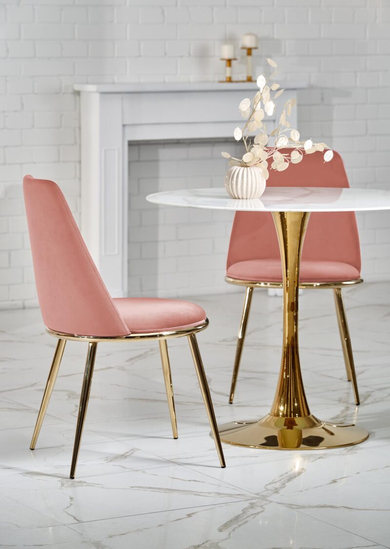 Söögilaud CALARIO valgest marmorist