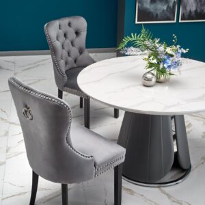 Söögilaud REMNOR, valgest marmorist