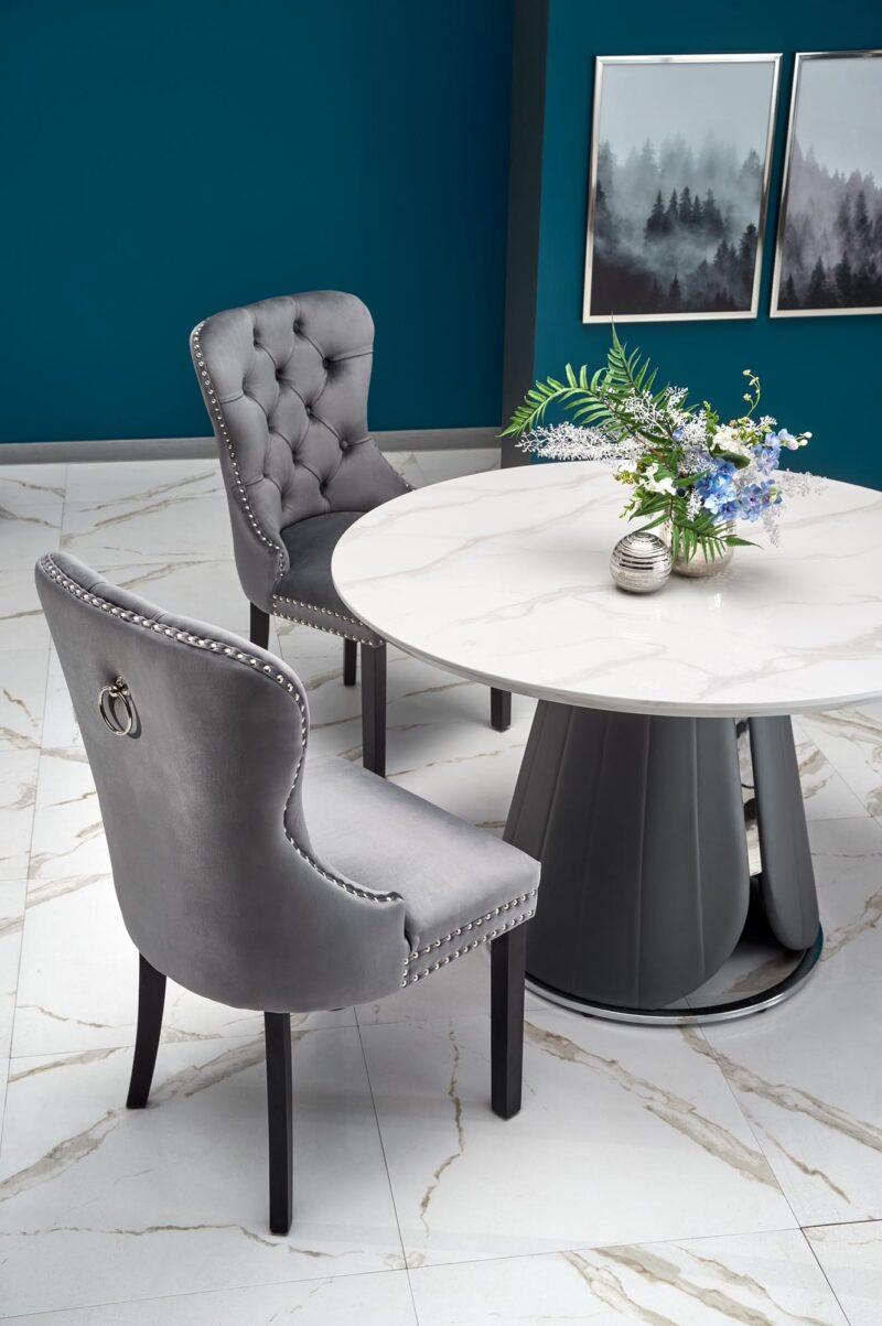 Söögilaud REMNOR, valgest marmorist