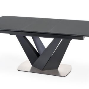 Söögilaud PATRION, tumehall, jalg must