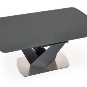 Söögilaud PATRION, tumehall, jalg must