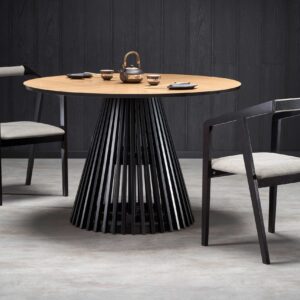 Söögilaud MIYARO, naturaalne tamm / must