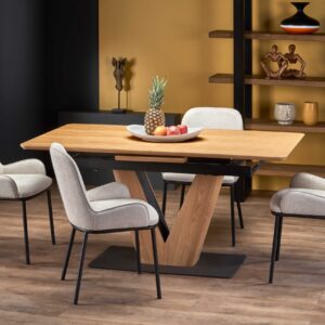 Söögilaud UMBRON, naturaalne tamm / must