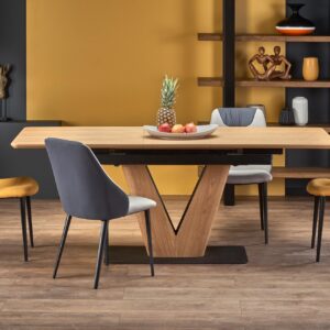 Söögilaud UMBRON, naturaalne tamm / must