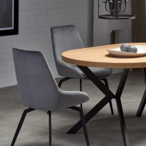 Pikendatav söögilaud PERONA, kuldne tamm/must