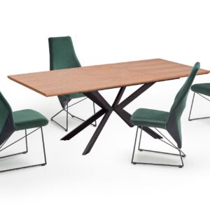 Söögilaud KINVER, naturaalne tamm / must