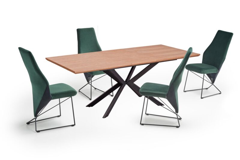 Söögilaud KINVER, naturaalne tamm / must