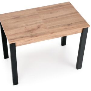 Söögilaud GINARO, wootani tamm / must