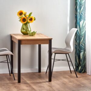 Söögilaud GINARO, wootani tamm / must