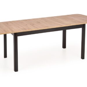 Söögilaud FLERON, käsitöö tamm / must