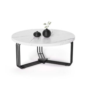 2010001188520_1 Kohvilaud ANTICA, must / valge marmor