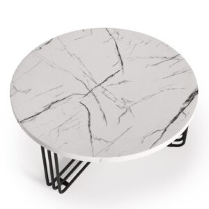 2010001188520_4 Kohvilaud ANTICA, must / valge marmor