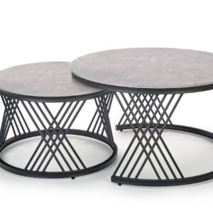 2010001188667_1 Kohvilaua komplekt FLAMINGO, hall marmor