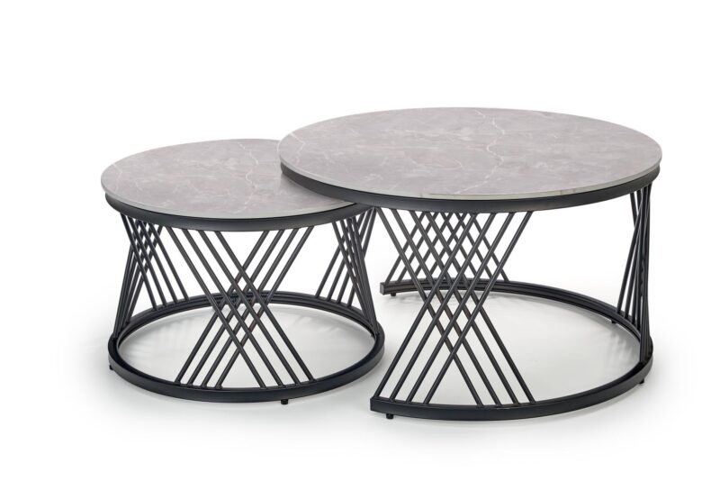 2010001188667_1 Kohvilaua komplekt FLAMINGO, hall marmor