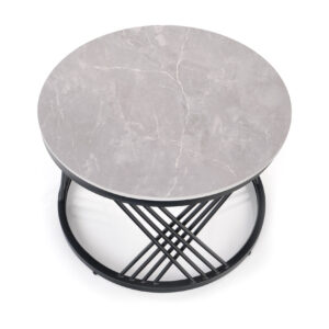 2010001188667_4 Kohvilaua komplekt FLAMINGO, hall marmor