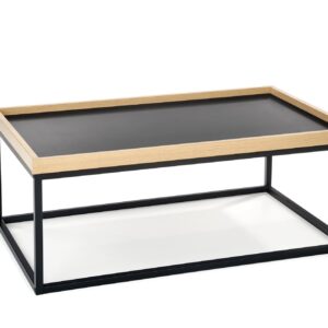 Kohvilaud VESMAR, naturaalne / must