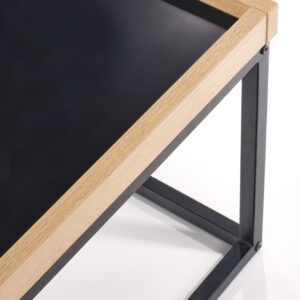 Kohvilaud VESMAR, naturaalne / must